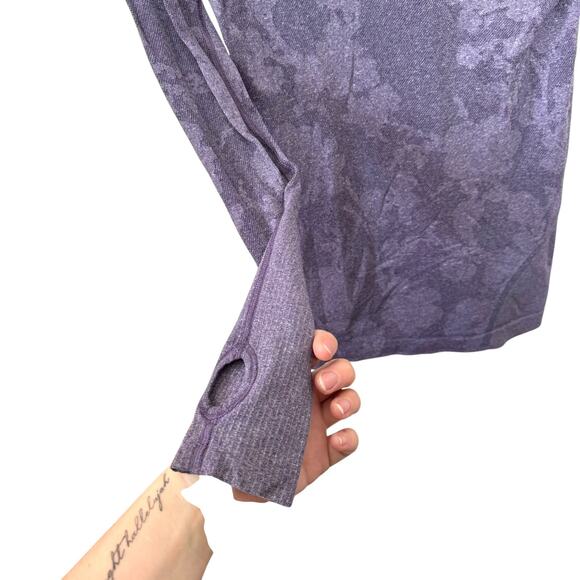 Lululemon Run Swiftly Tech Long Sleeve Special Edition Concord Grape Size 4 - Picture 5 of 8